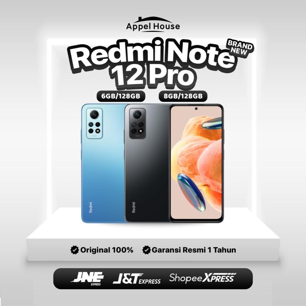 Jual REDMI NOTE 12 PRO BRAND NEW (6GB/128GB) | (8GB/128GB) GARANSI ...