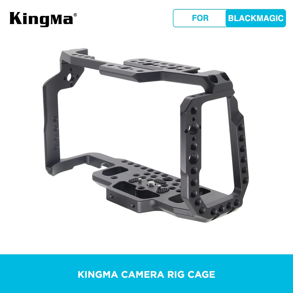 Jual KINGMA Camera Cage Rig Aluminum for Blackmagic Pocket Cinema ...