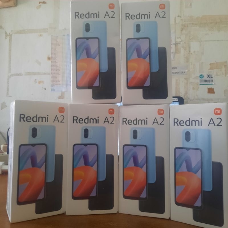 Official Xiaomi Redmi A2 Total RAM hingga 3GB 8MP AI Dual Kamera Layar HD+ 6,52