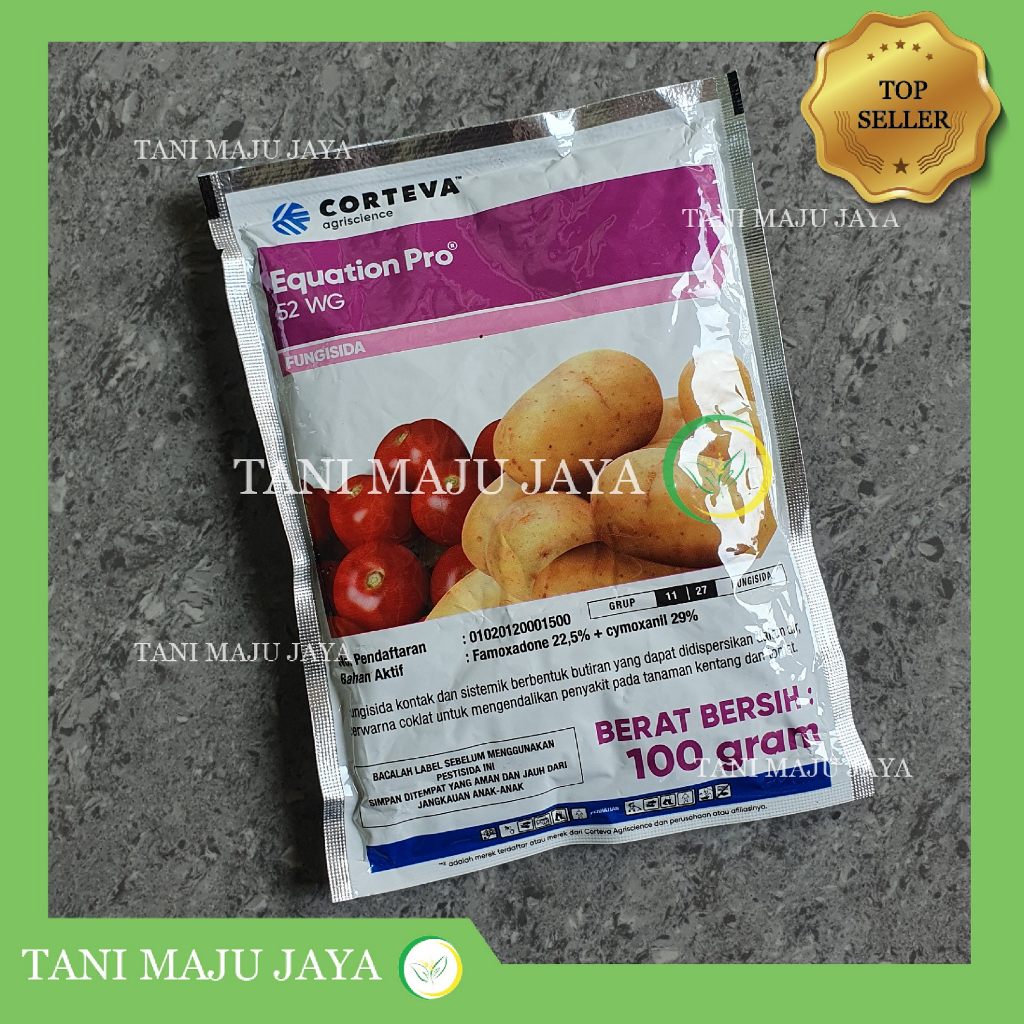 Jual Fungisida Equation Pro 52WG 100 gram Corteva Obat Anti Layu Jamur ...