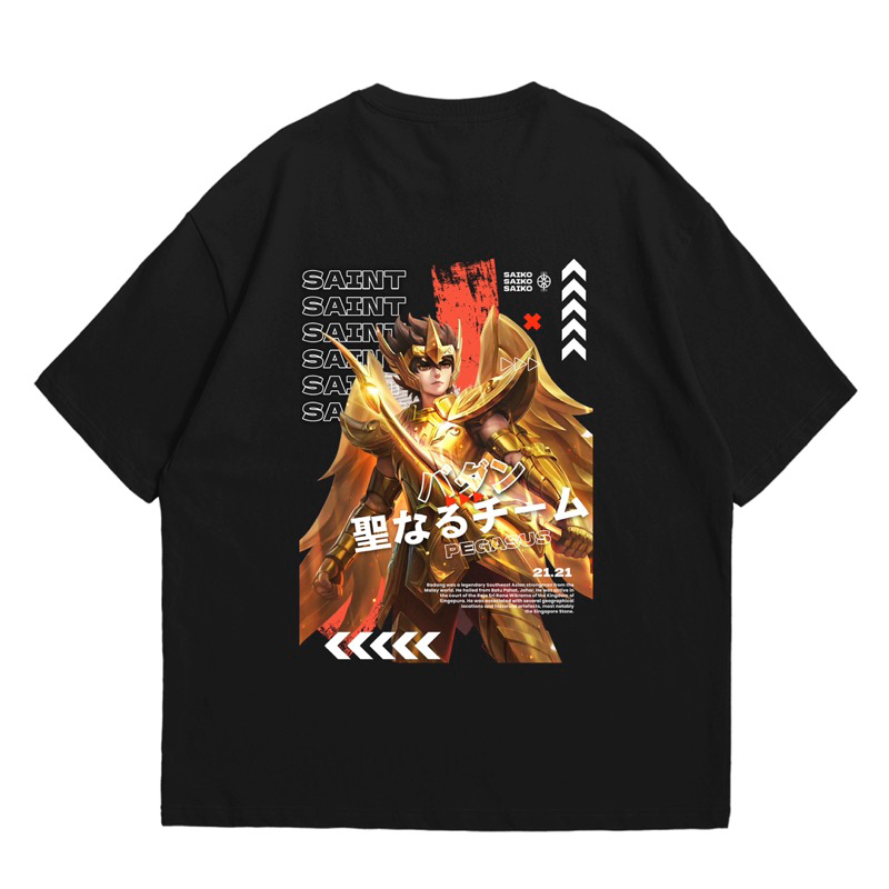 Jual T-SHIRT/KAOS OVERSIZE BADANG SEIYA SAGITARUS MLBB MOBILE LEGENDS ...