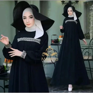 Gamis Medina Renda Crinkle Airflow Premium Jumbo