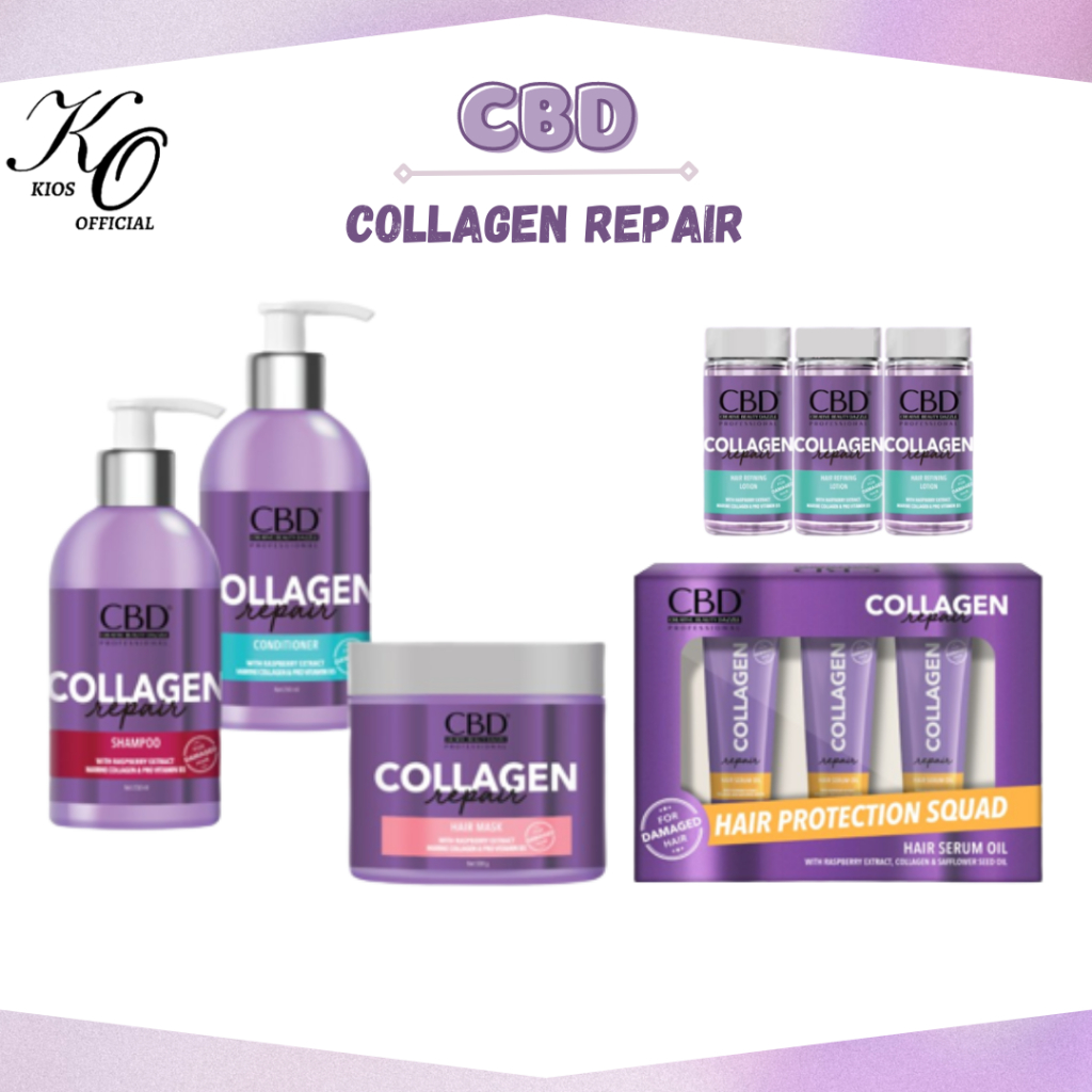 Jual CBD Collagen Repair Series Shampoo | Conditioner | Hair Mask ...