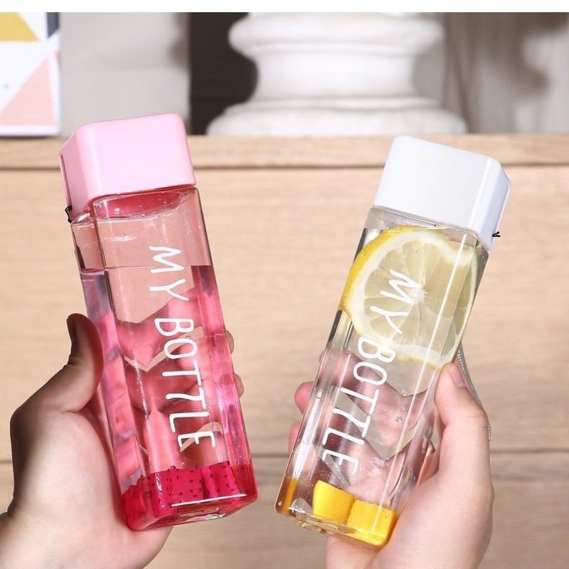 Jual My Bottle Kotak Botol Minum Model Baru Persegi my bottle ...