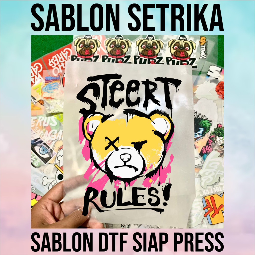 Jual SABLON PRINTING DTF SETRIKA DESIGN DISTRO | Shopee Indonesia