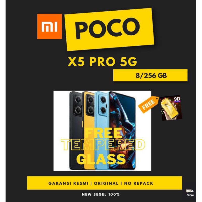 Jual XIAOMI POCO X5 PRO 5G NFC 8/256 GB GARANSI RESMI | Shopee Indonesia