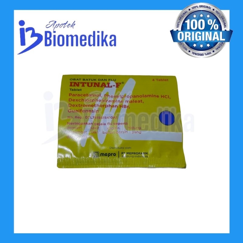 Jual INTUNAL F TABLET PERISTRIP | Shopee Indonesia