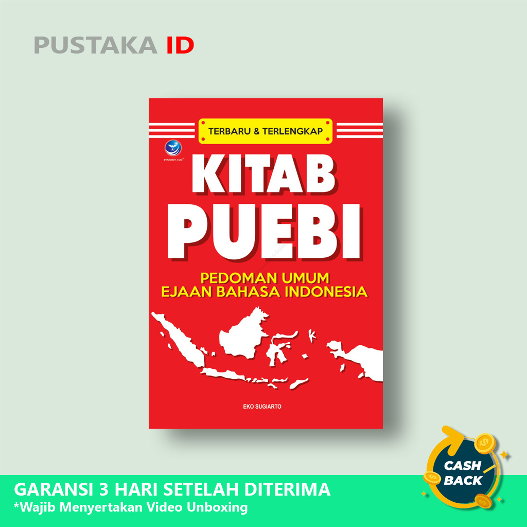 Jual Buku Kitab PUEBI, Pedoman Umum Ejaan Bahasa Indonesia - Original ...