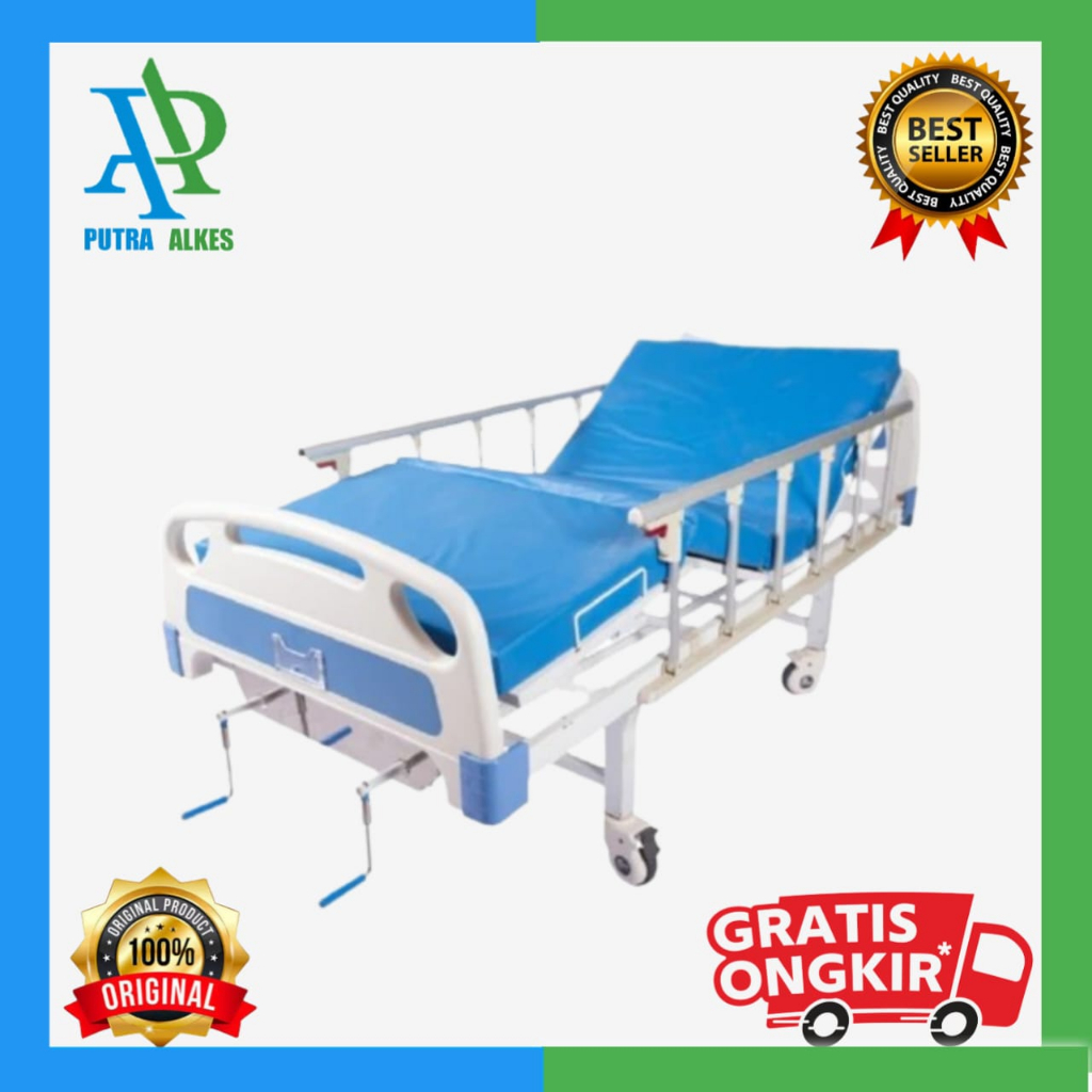 Jual BED PASIEN 2 CRANK ABS RANJANG PASIEN RUMAH SAKIT 2 CRANK ABS ...