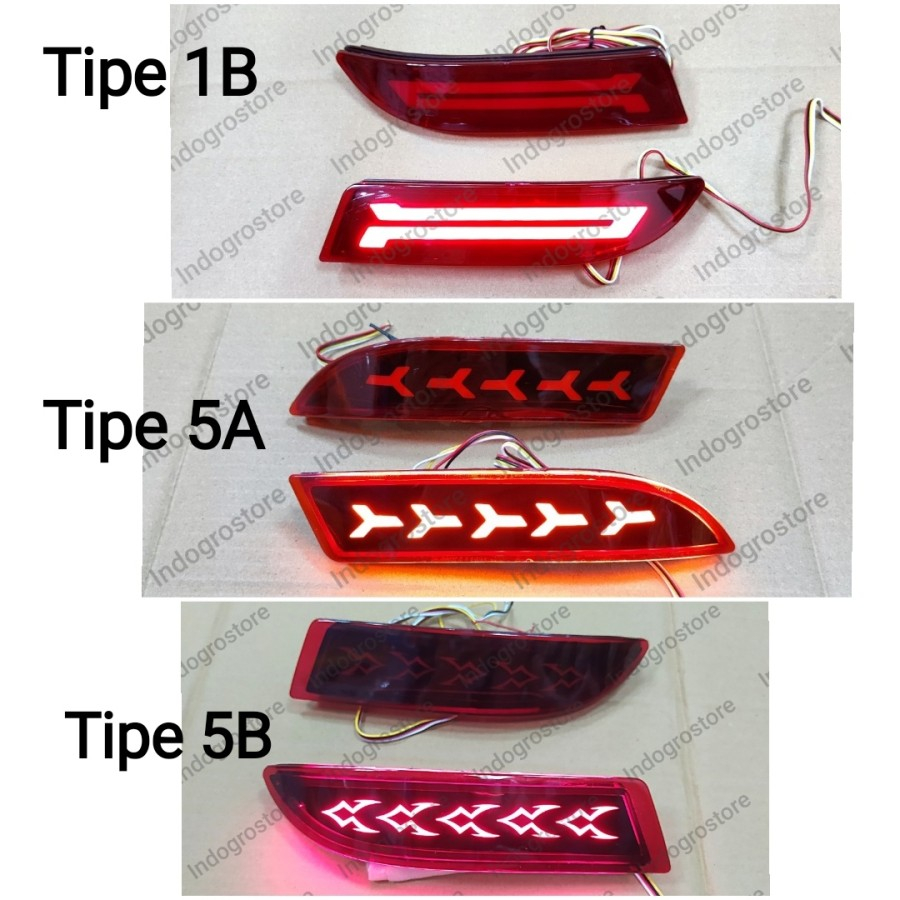 Jual Lampu Reflektor Bumper Belakang LED Mobil All New Avanza Xenia ...