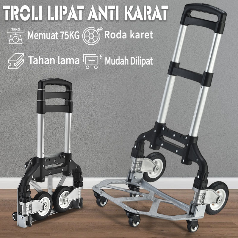 Jual Troli Lipat Anti Karat Trolley Multifunction Folded Trolley Alat