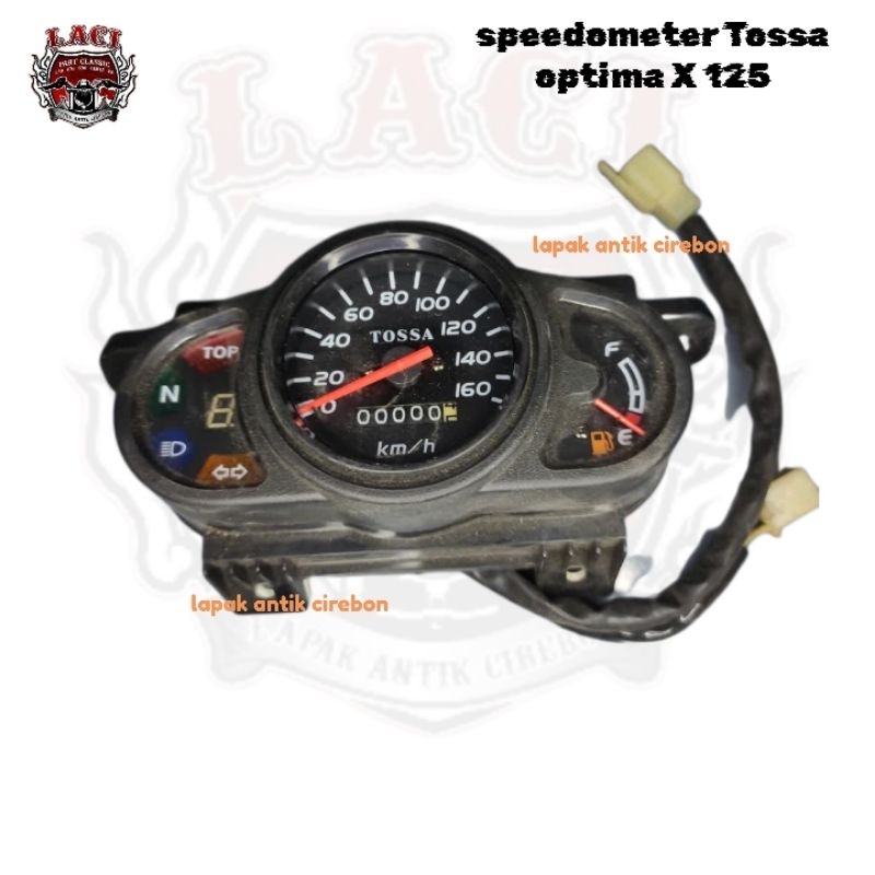 Jual Speedometer Tossa Optima X 125 modifikasi CB GL100 racing | Shopee ...