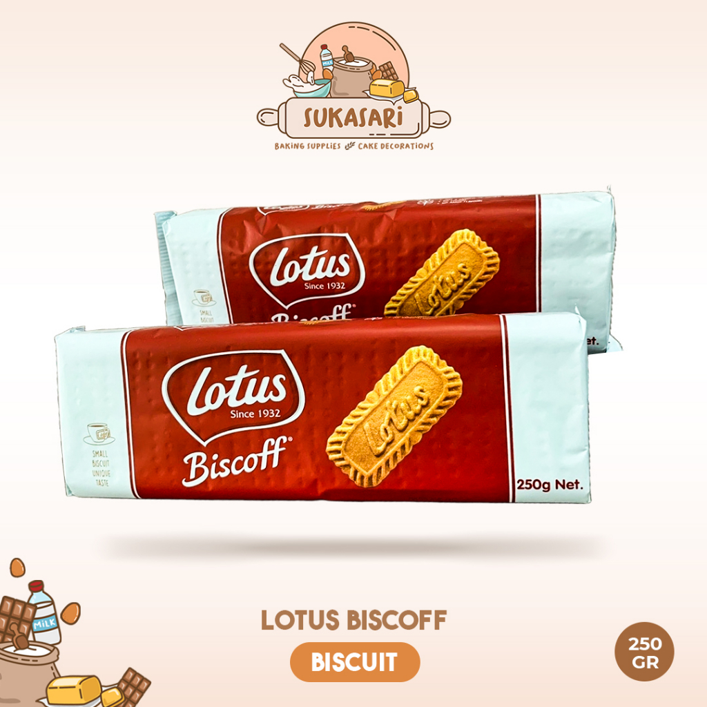 Jual Sukasari - Lotus Biscoff 250gr / Lotus Biscoff Caramel Biscuit ...