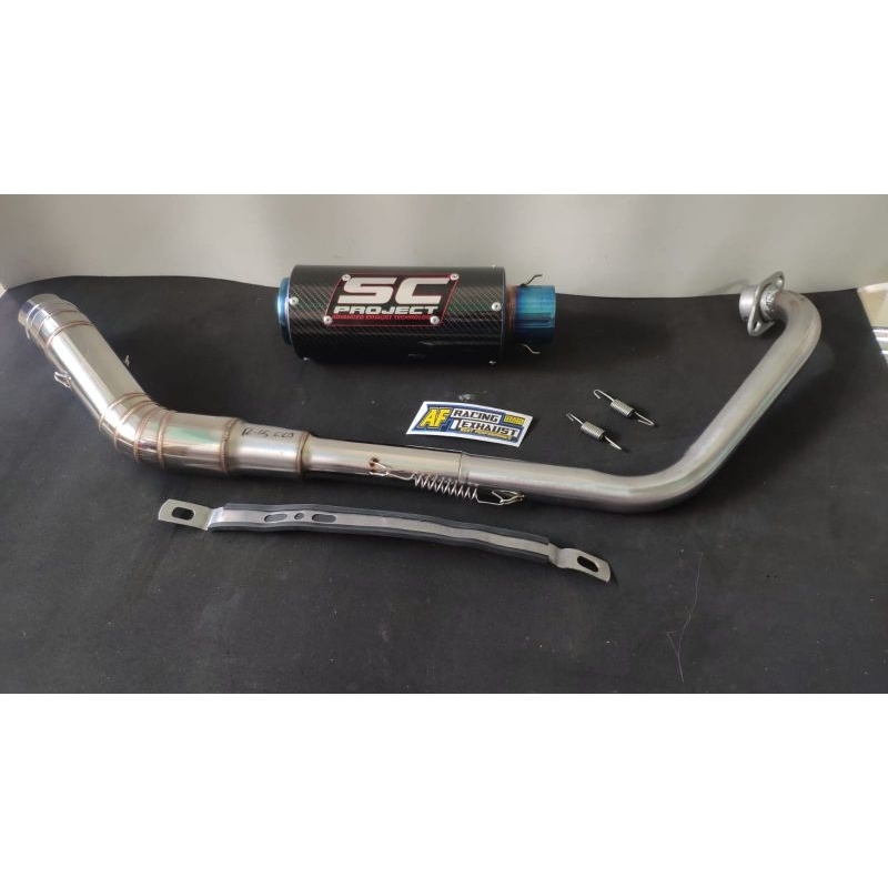 Jual Knalpot Racing SC Projects Vixion/Cb150r/FU/Sonic Dll | Shopee ...