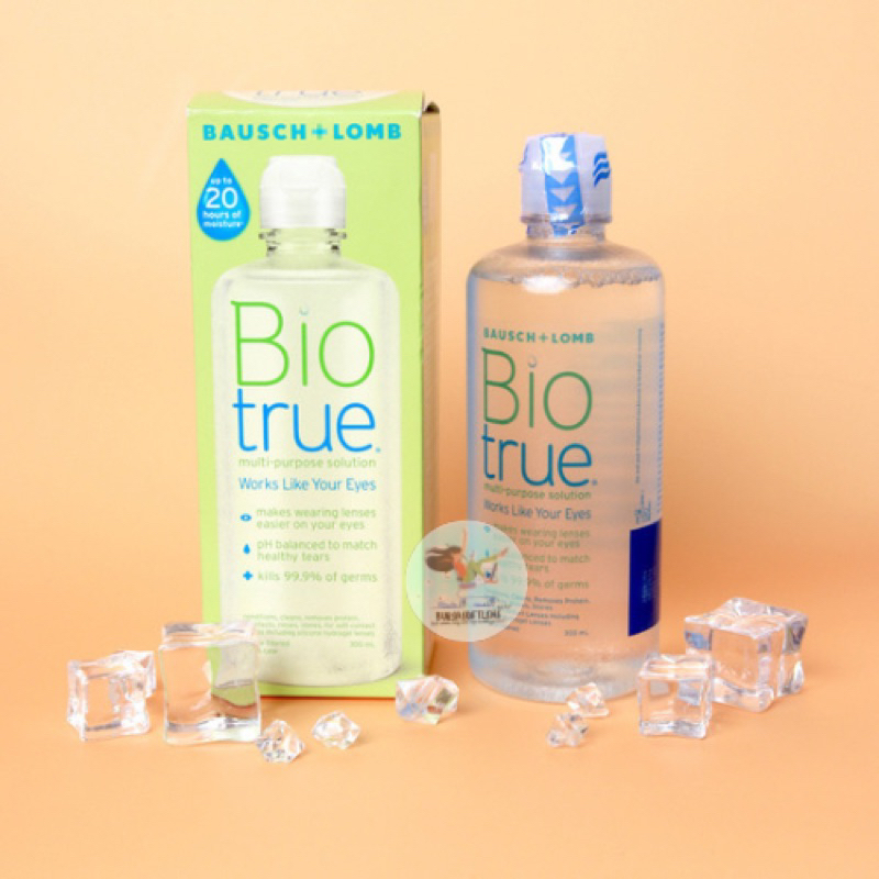 Jual Cairan Softlens Bio True Ukuran 300ml / BIO TRUE MULTI PURPOSE ...