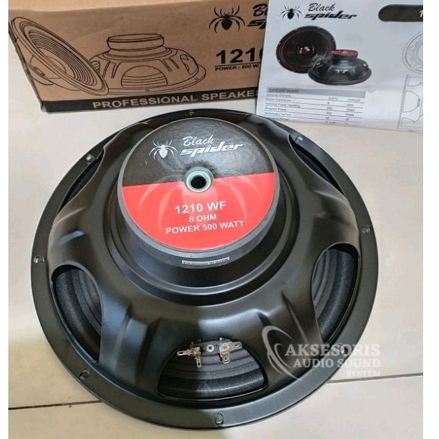 Jual Speaker Black spider 1210 WF Woofer 500 Watt Original Produk ...
