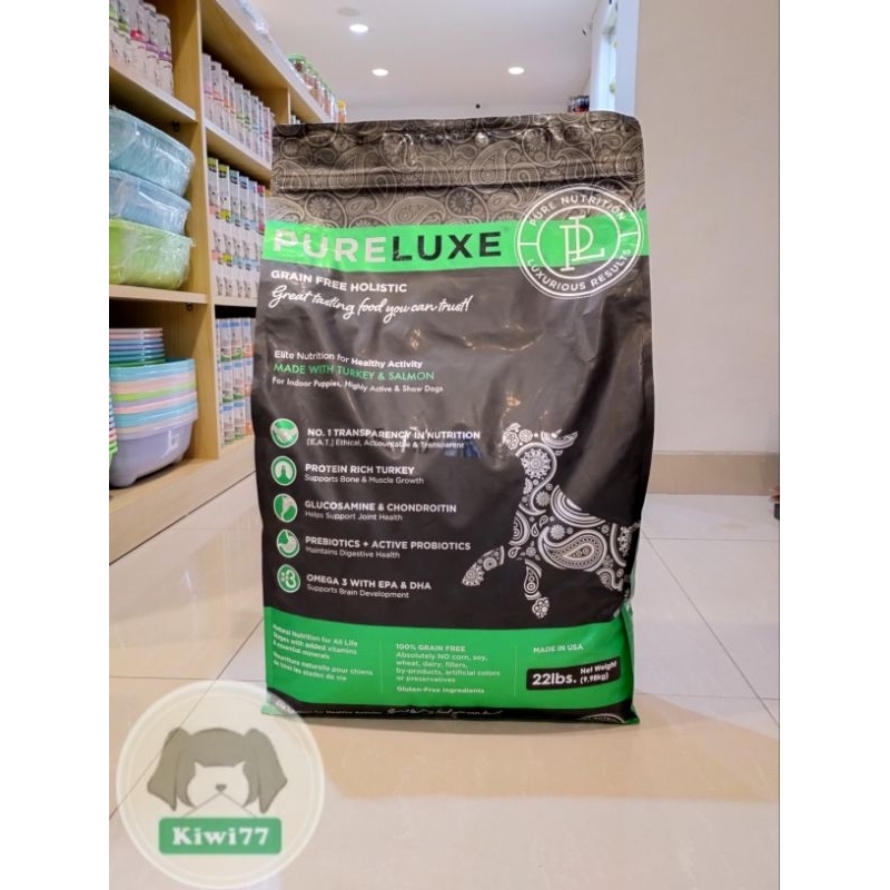 Jual Dog Food PureLuxe Healthy Activity Puppy With Turkey & Salmon
