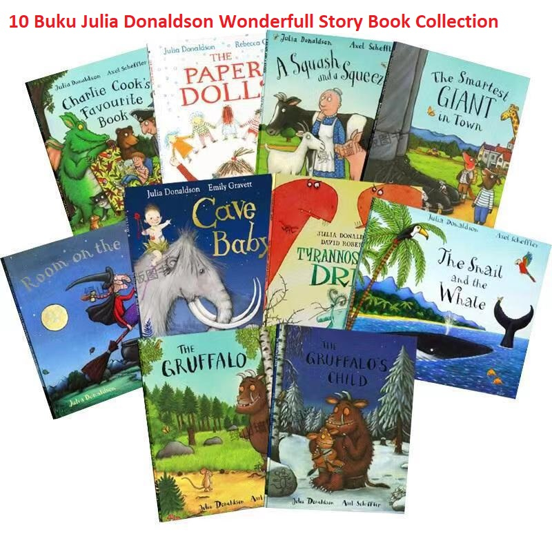 Jual 10 Buku Cerita Anak Julia Donaldson Wonderfull Story Book ...