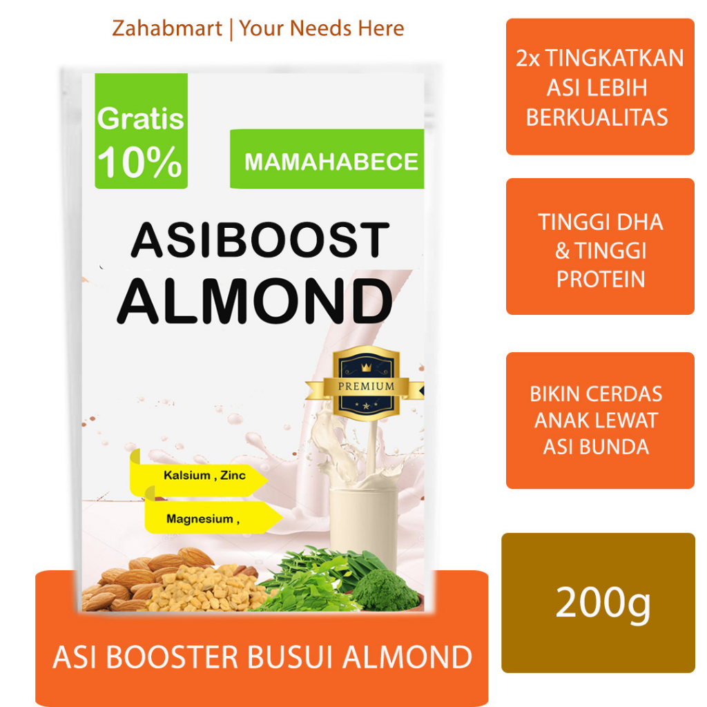 Jual Susu Almond Asi Booster Pelancar Asi Susu Ibu Menyusui Susu Asi ...