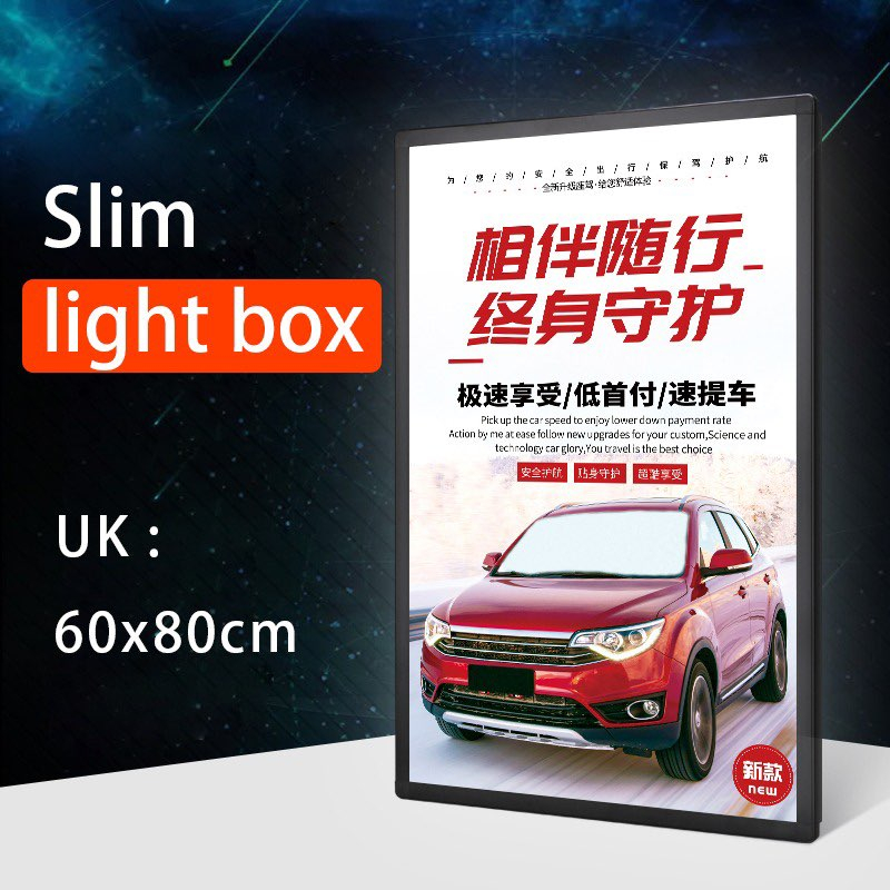 Jual Slimlite Magnetic Light Pro 60x80cm - Slim Light Box LED Neon Box ...