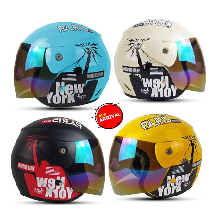 Jual Helm Motor Half Face Dewasa EVOLUTION MOTIF Seperti Helm GM