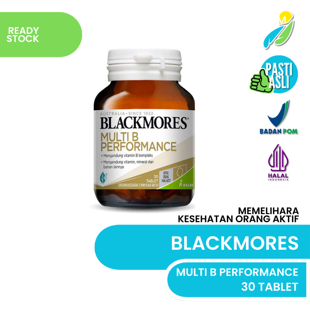 Jual Blackmores Multi B Performance Suplemen Vitamin B Kompleks Untuk ...