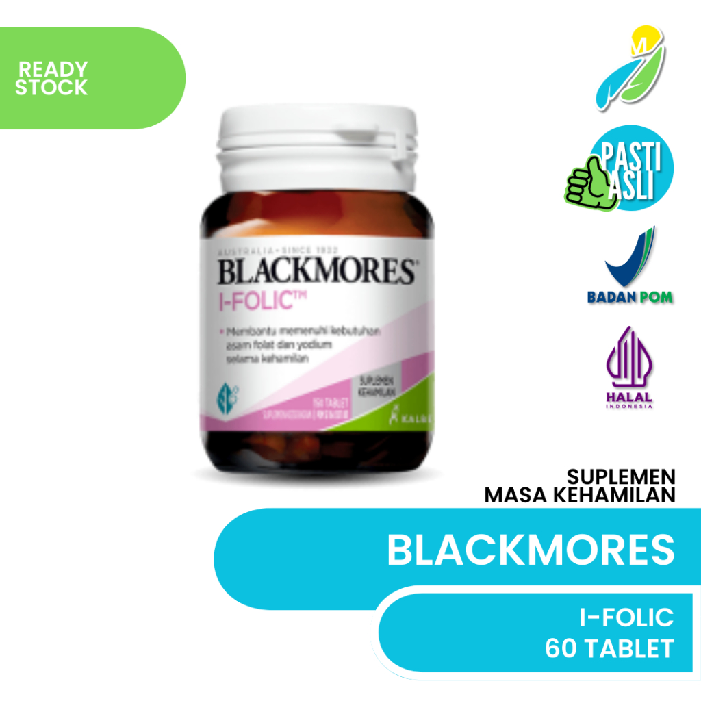 Jual Blackmores I-Folic Vitamin Suplemen Asam Folat Untuk Promil ...