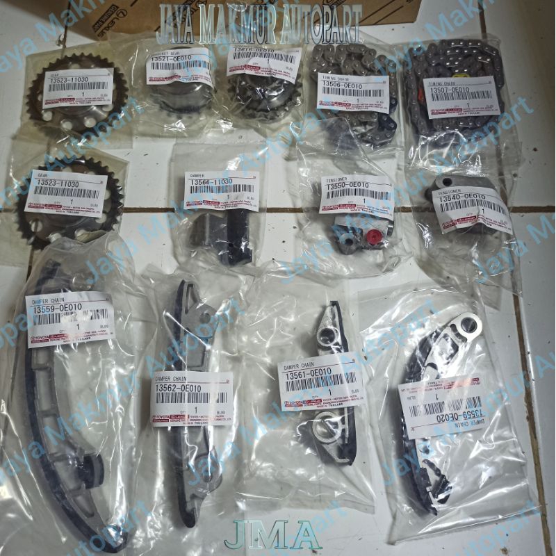 Jual Timing Kit Chain Rantai Rante Keteng Set Hilux Revo 1GD 2GD Diesel ...