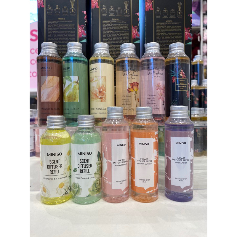 Jual Miniso Scent Diffuser Refill 60ml Shopee Indonesia