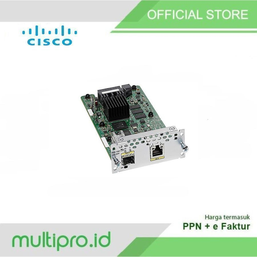 Jual Cisco 1-Port Gigabit Ethernet WAN Network Module [NIM-1GE-CU-SFP ...