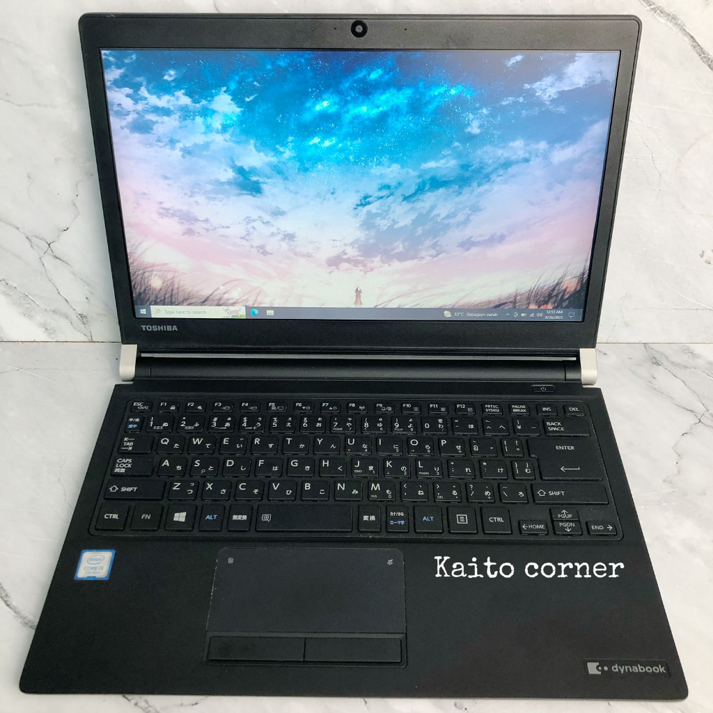 東芝ノートパソコン i5（中古）、4GBのメモリ、SSD128GB、13.3画面