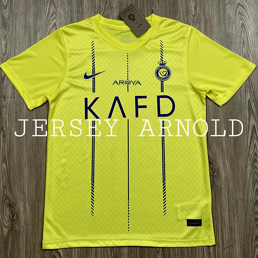 Jual Jersey Al Nassr Home Alnassr Musim 23 24 2023 2024 Go Grade Ori