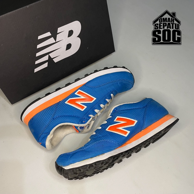 Jual Sepatu New Balance 501 Blue Red 40 5 Shopee Indonesia