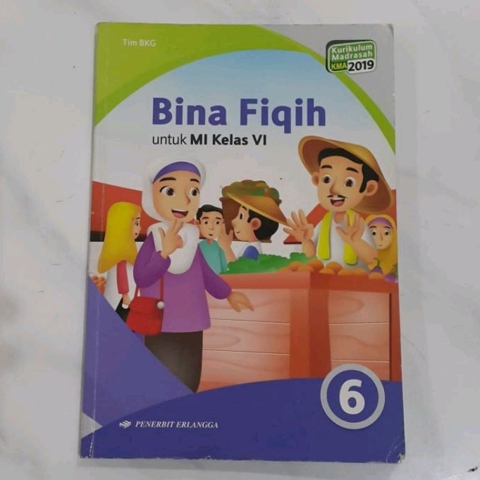 Jual BUKU BINA FIQIH FIKIH KELAS 6 SD/MI ERLANGGA KURIKULUM 2019 ...