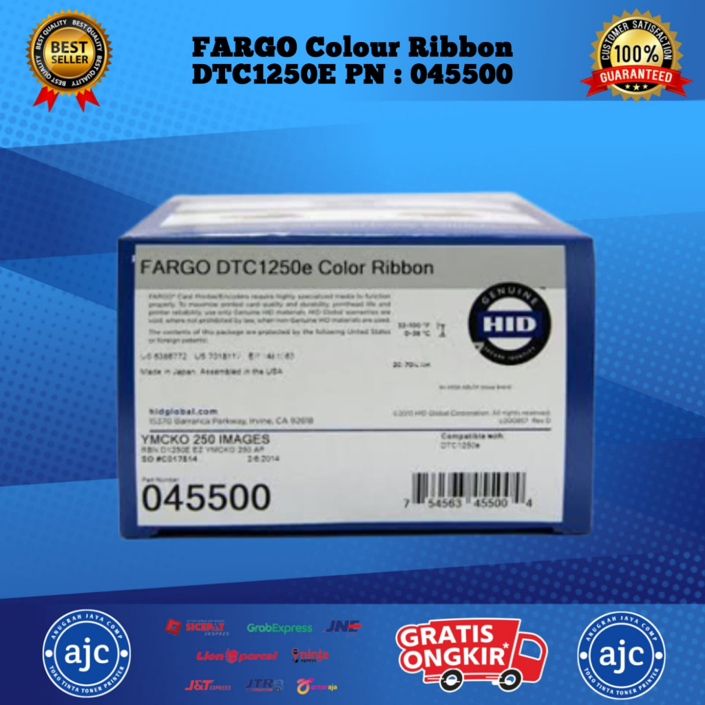Jual Ribbon Fargo Color YMCKO DTC 1250E PN:045500 | Shopee Indonesia