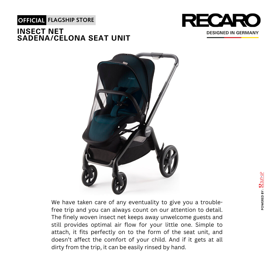 Sadena / Celona Seat Unit : Recaro Stroller Sadena Select Night Black ...