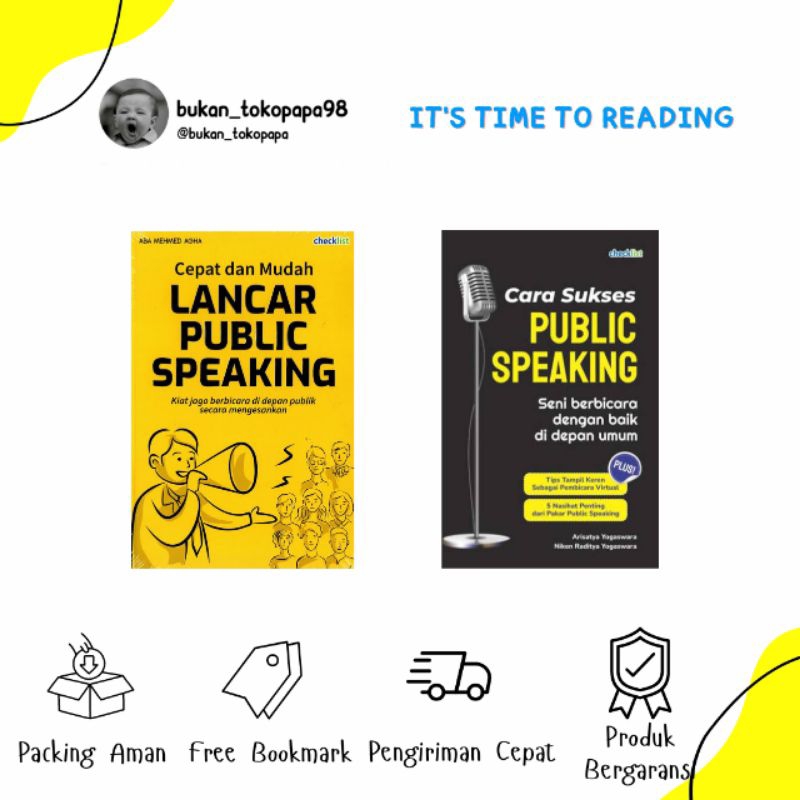 Jual Paket Buku Public Speaking Shopee Indonesia