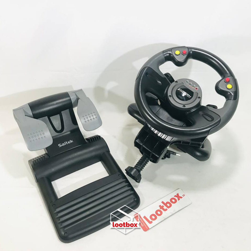 Jual Steering Wheel Sim Driving Simulator Saitek R440 Force Feedback