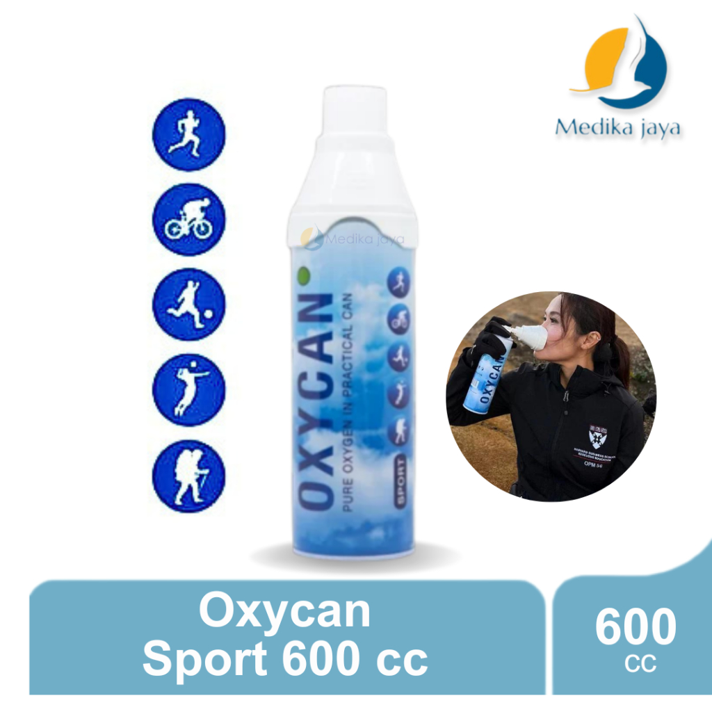 Jual Oxycan Sport 600 Cc (Botol Biru) Oxygen / Oksigen Portable / Alat ...