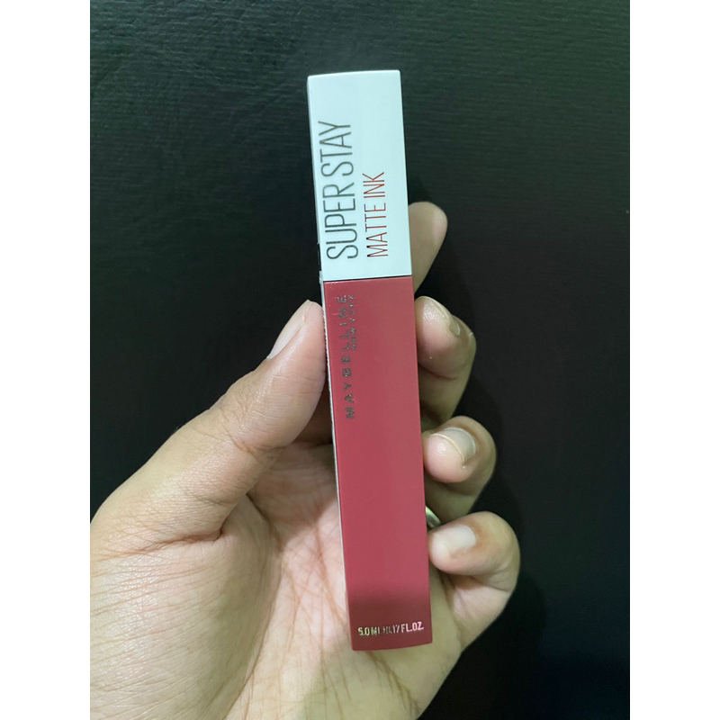 Jual Maybelline Superstay Matte Ink 80 shade Ruler (PRELOVED) | Shopee ...