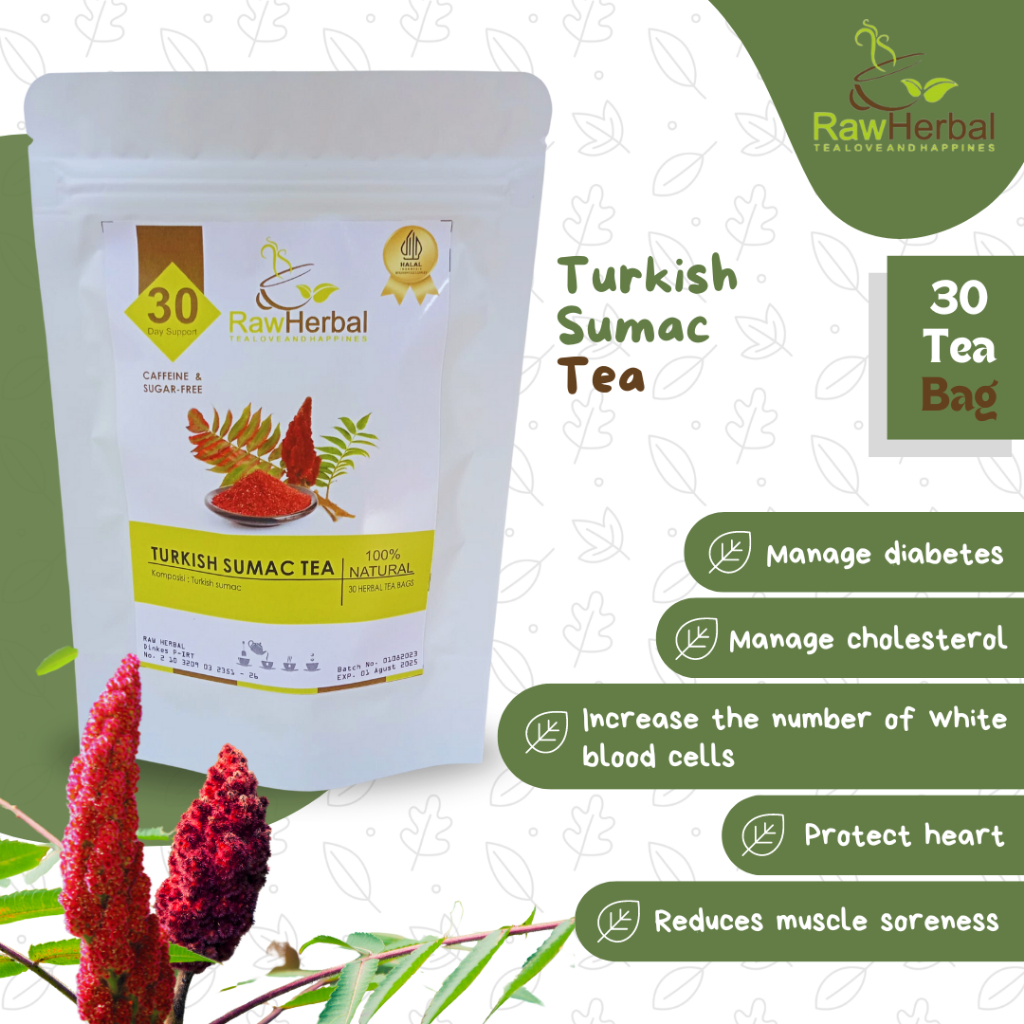 Jual SUMAC TEA TURKISH SUMAC TEA / RED SUMAC TEA (30 Tea Bag