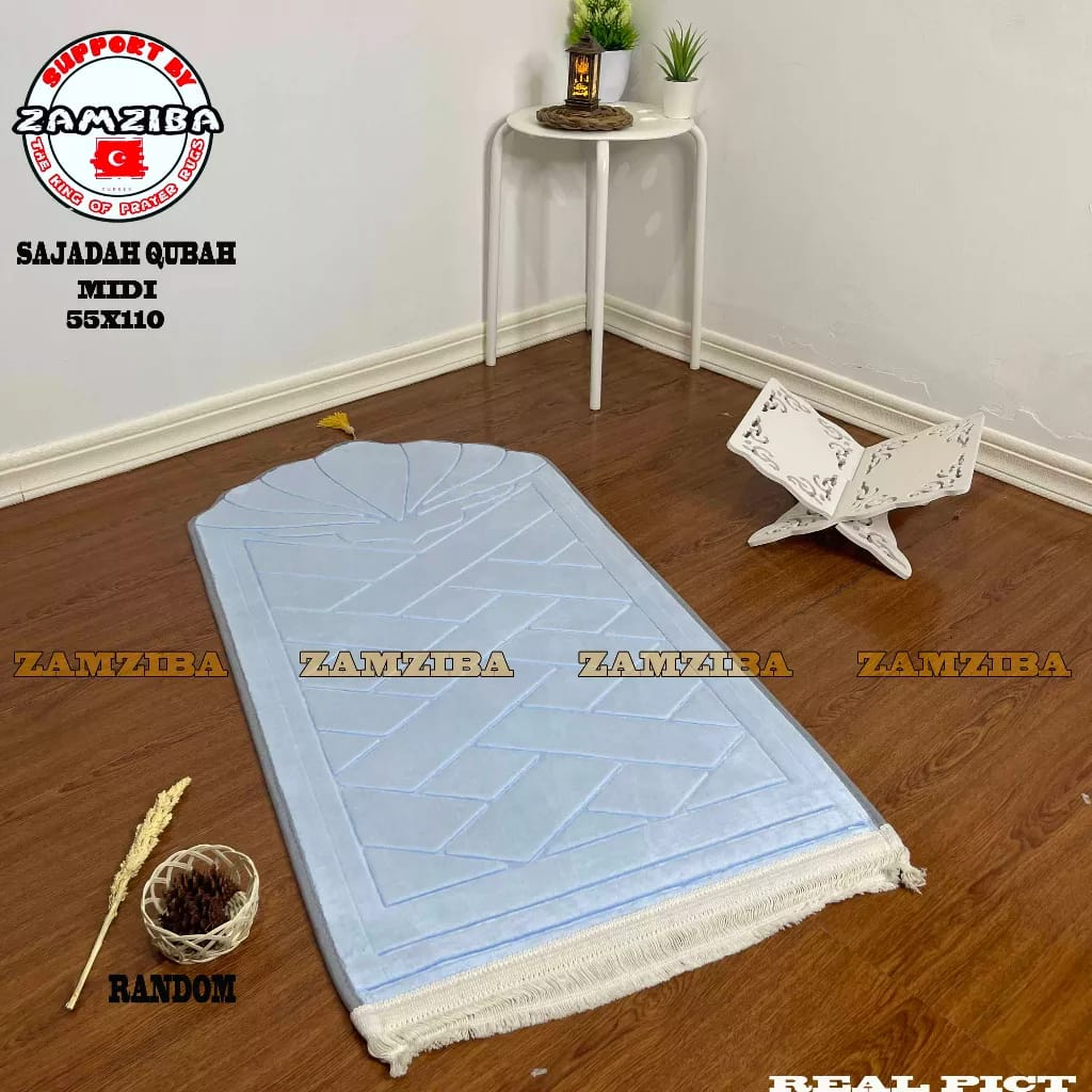 Jual Sajadah Kubah Polos Midi Terbaru Uk 55x105cm, Sajadah Premium Satu ...