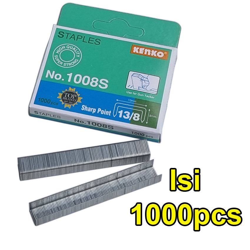 Jual Isi Staples Ukuran Isi Staples Tembak Isi Gun Tacker Refill Stepler Tembak