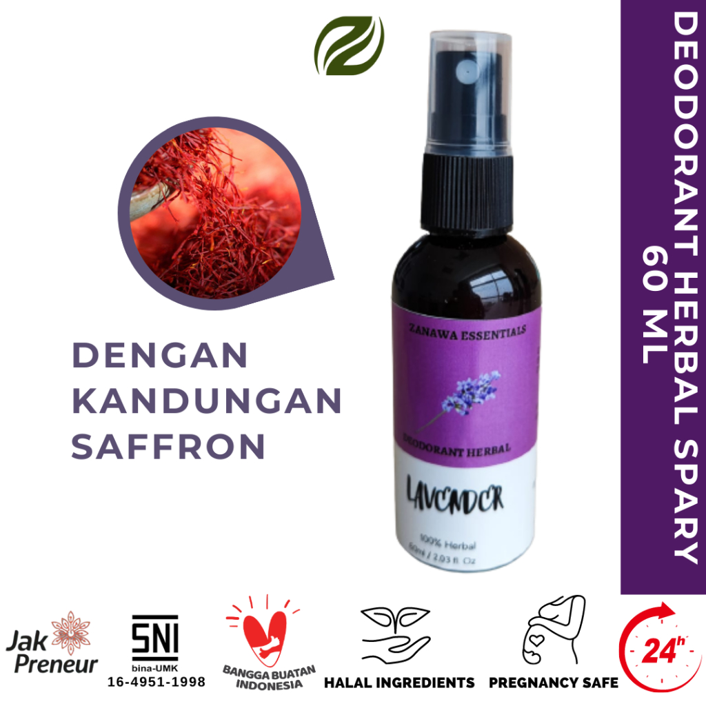 Jual Deodorant Herbal Spray 60 100 ML Penghilang bau Ketiak dan