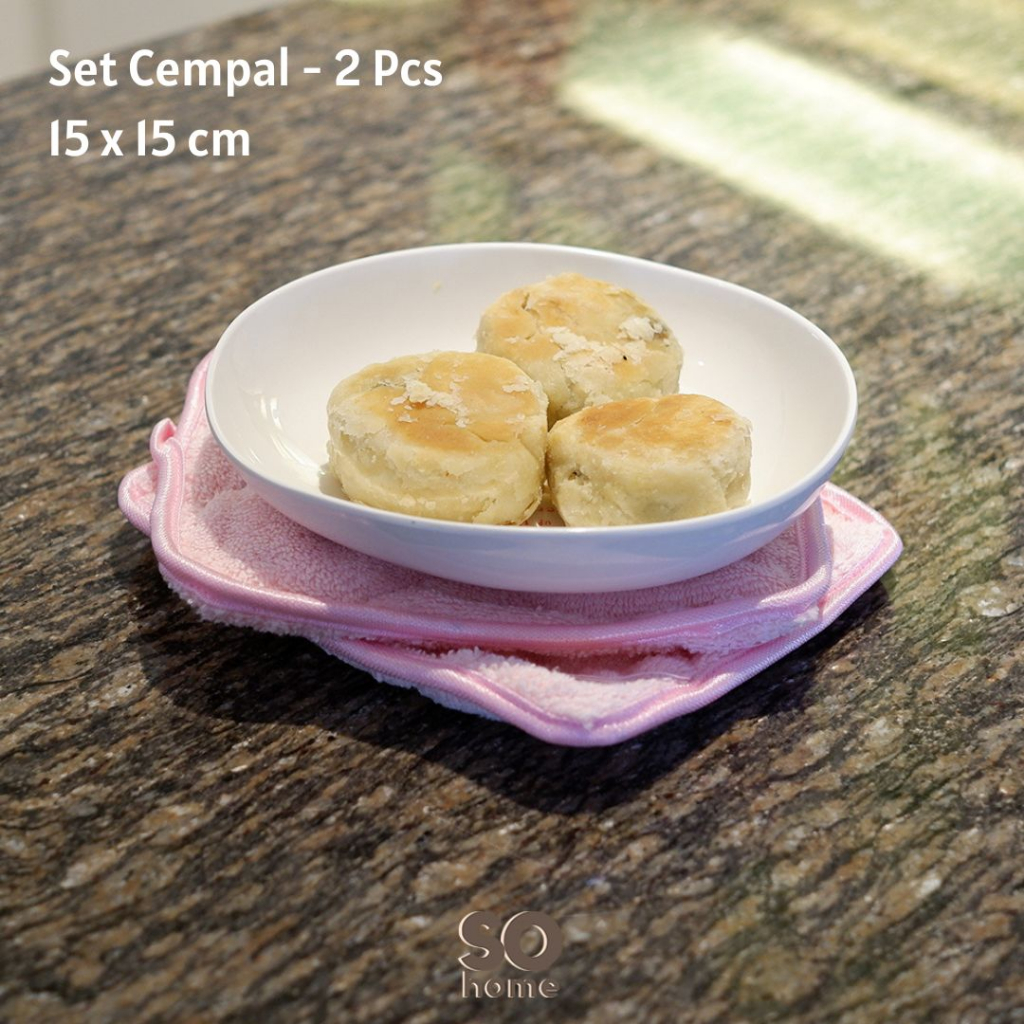Jual So Home Cempal Set Isi 2 Pcs Penahan Panas Pot Holder Mitt Alas ...