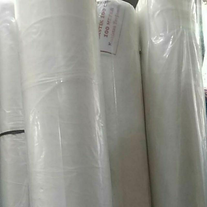 Jual 1 roll plastik pe cor panjang 25 meter tebal 015 lebar 100 cm ...