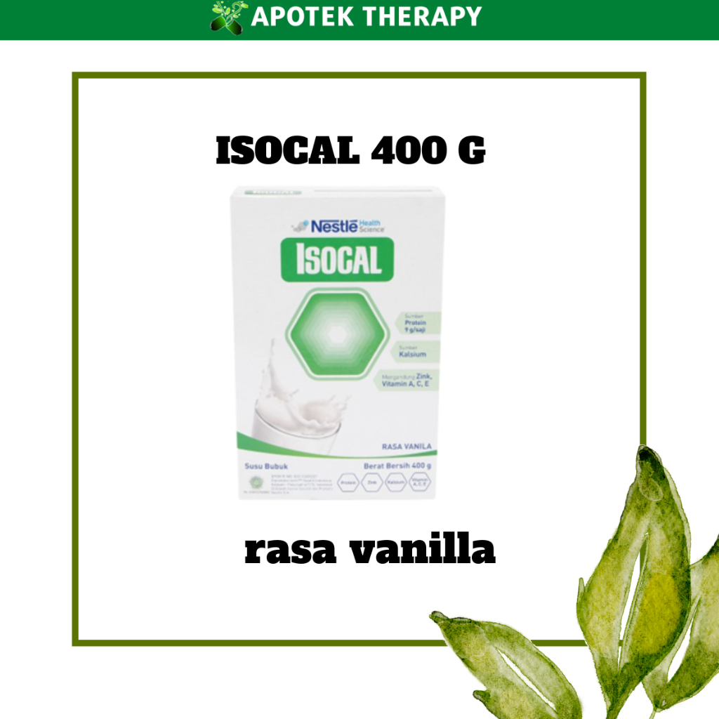 Jual SUSU ISOCAL 400 G RASA VANILLA | Shopee Indonesia