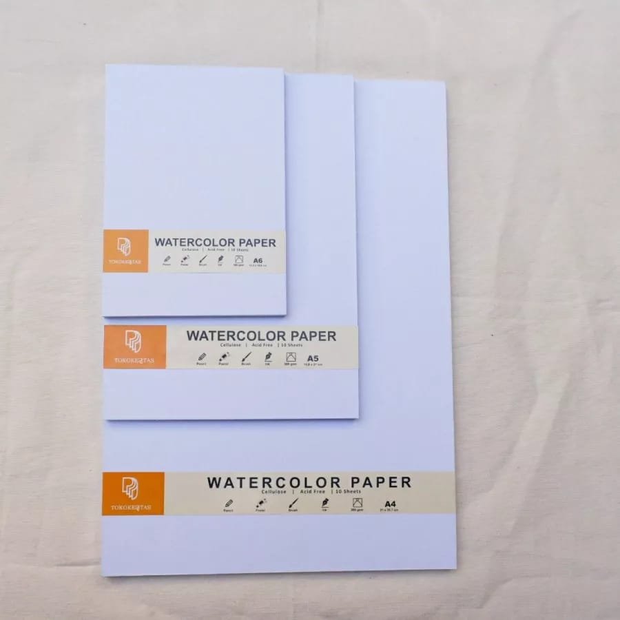 Jual Media Sketchbook Watercolor Paper Kertas Cat Air Cellulose 350gsm A4 A5 A6 Harga Per 2930