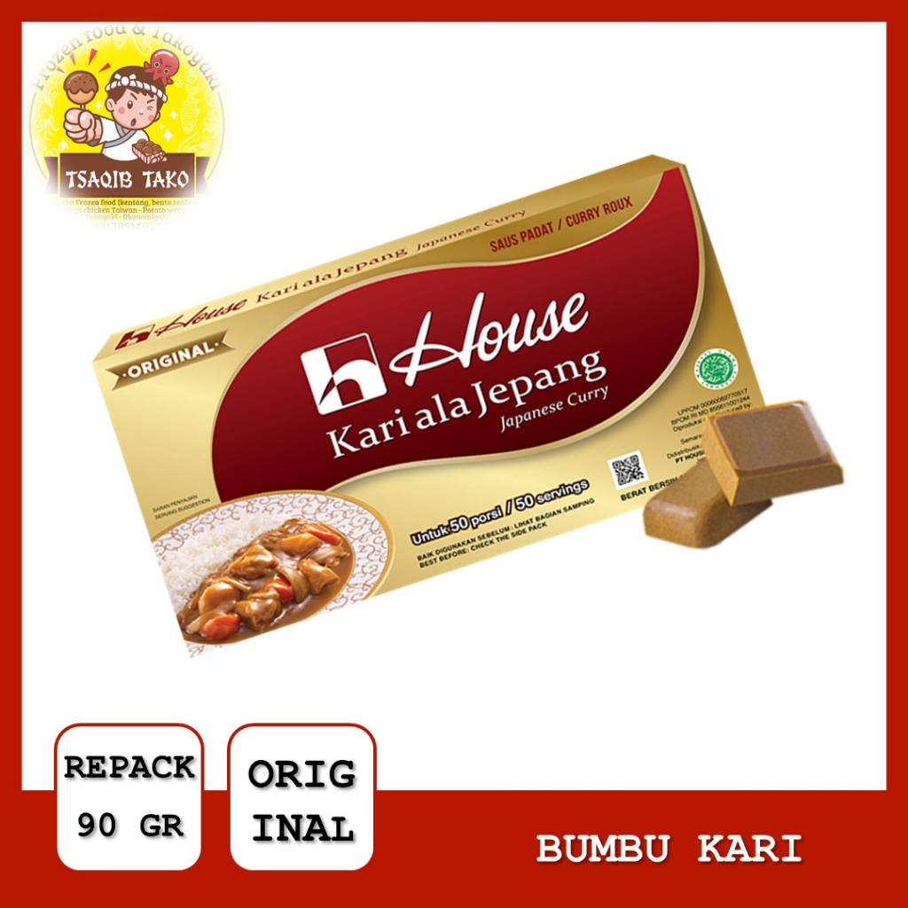 Jual PROMO House Curry / Kari Lokal ala Jepang Halal Repack 90gr ...