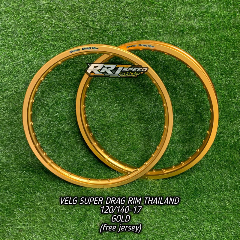 Jual FREE JERSEY VELG SUPER DRAG RIM THAILAND ORIGINAL 120 140 RING 17 ...